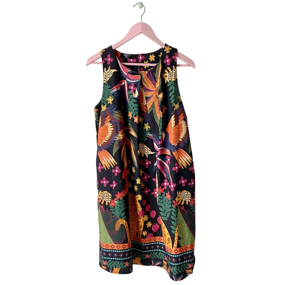 Cotton Tropical Vanity Italy Dress